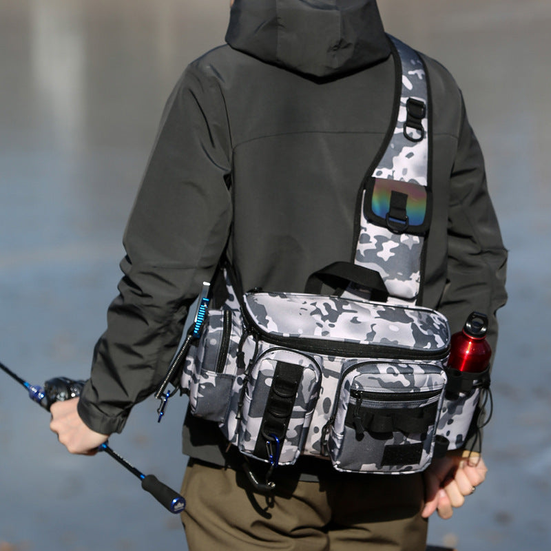 🎣 Multifunctional Outdoor Fishing Bag + FREE Tackle Kit