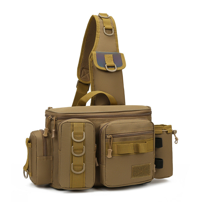 🎣 Multifunctional Outdoor Fishing Bag + FREE Tackle Kit